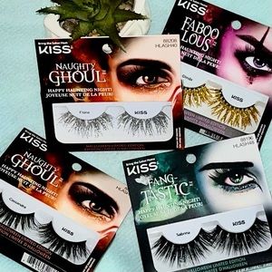 KISS Halloween Metallic False Lash Bundle—Sabrina, Glinda, Fiona + Cassandra